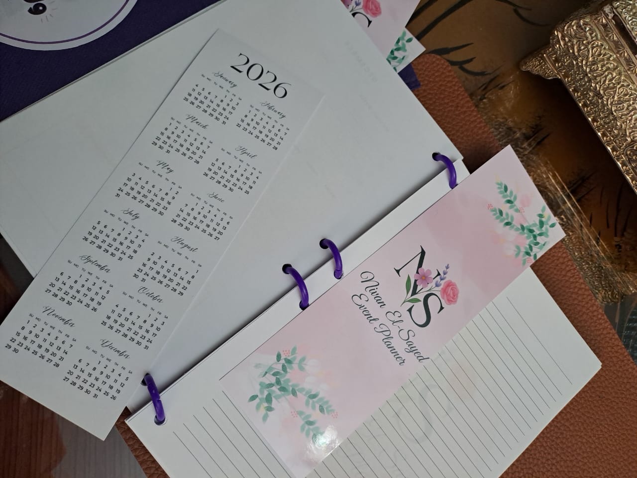 Customized Notebook - نوت بوك مخصّصة بالإسم أو اللوجو