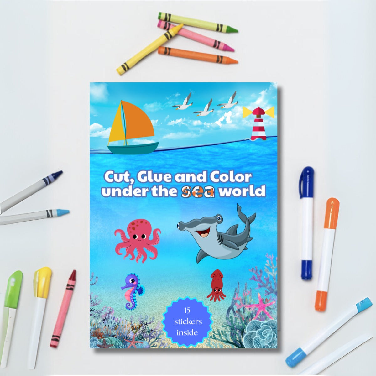 Sea Animals - Activity books (3 Books)