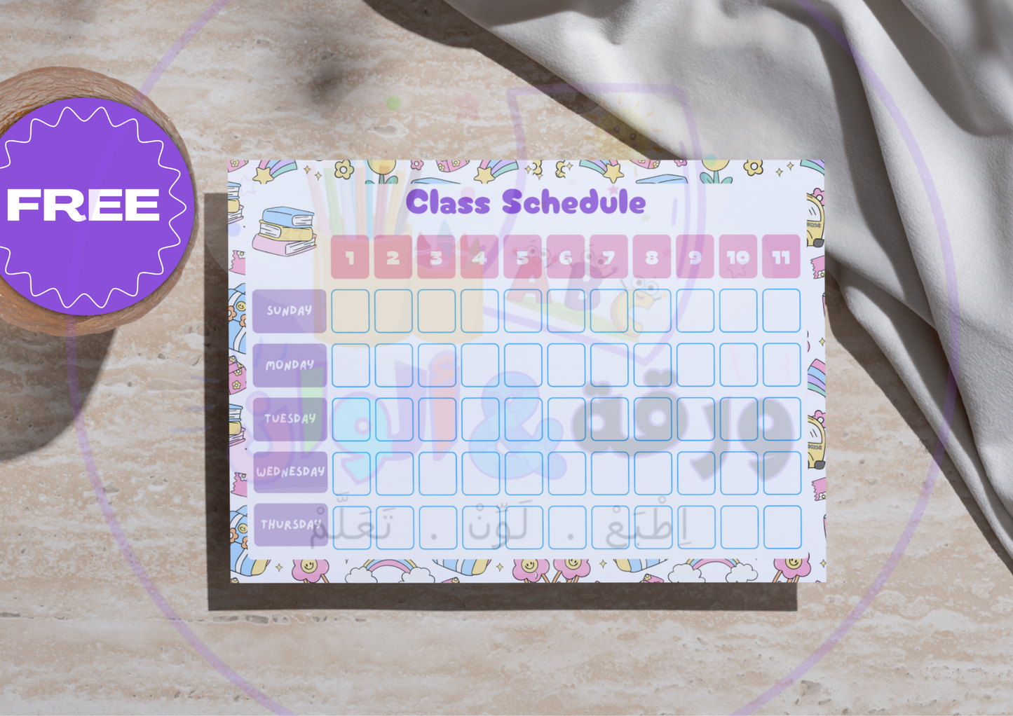 Magnetic Weekly Planner