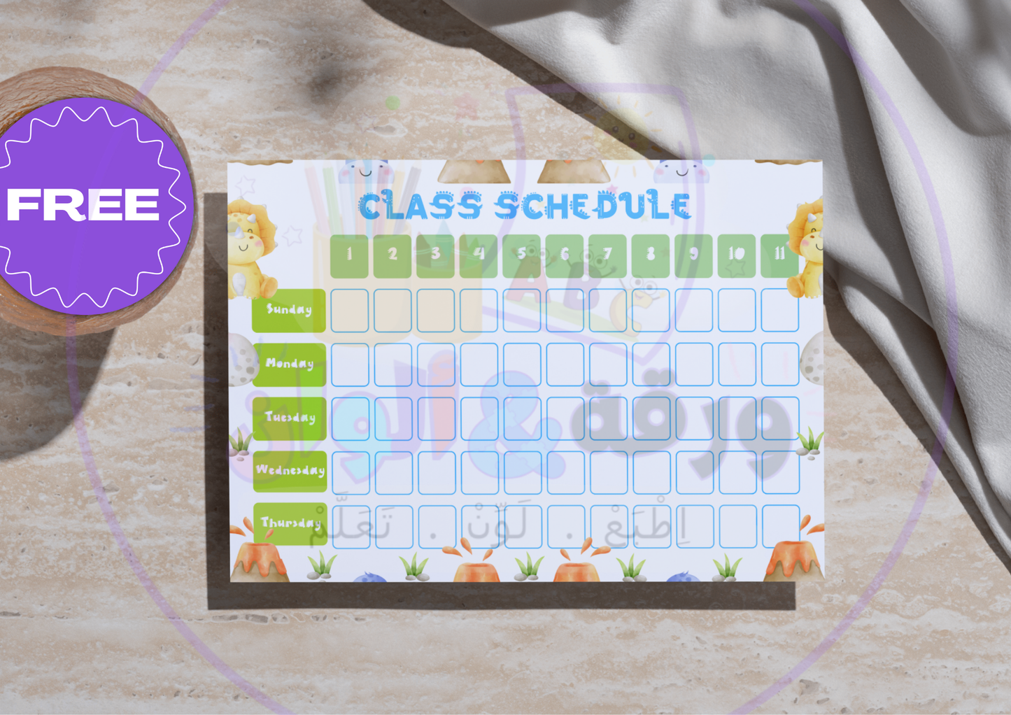 Magnetic Weekly Planner