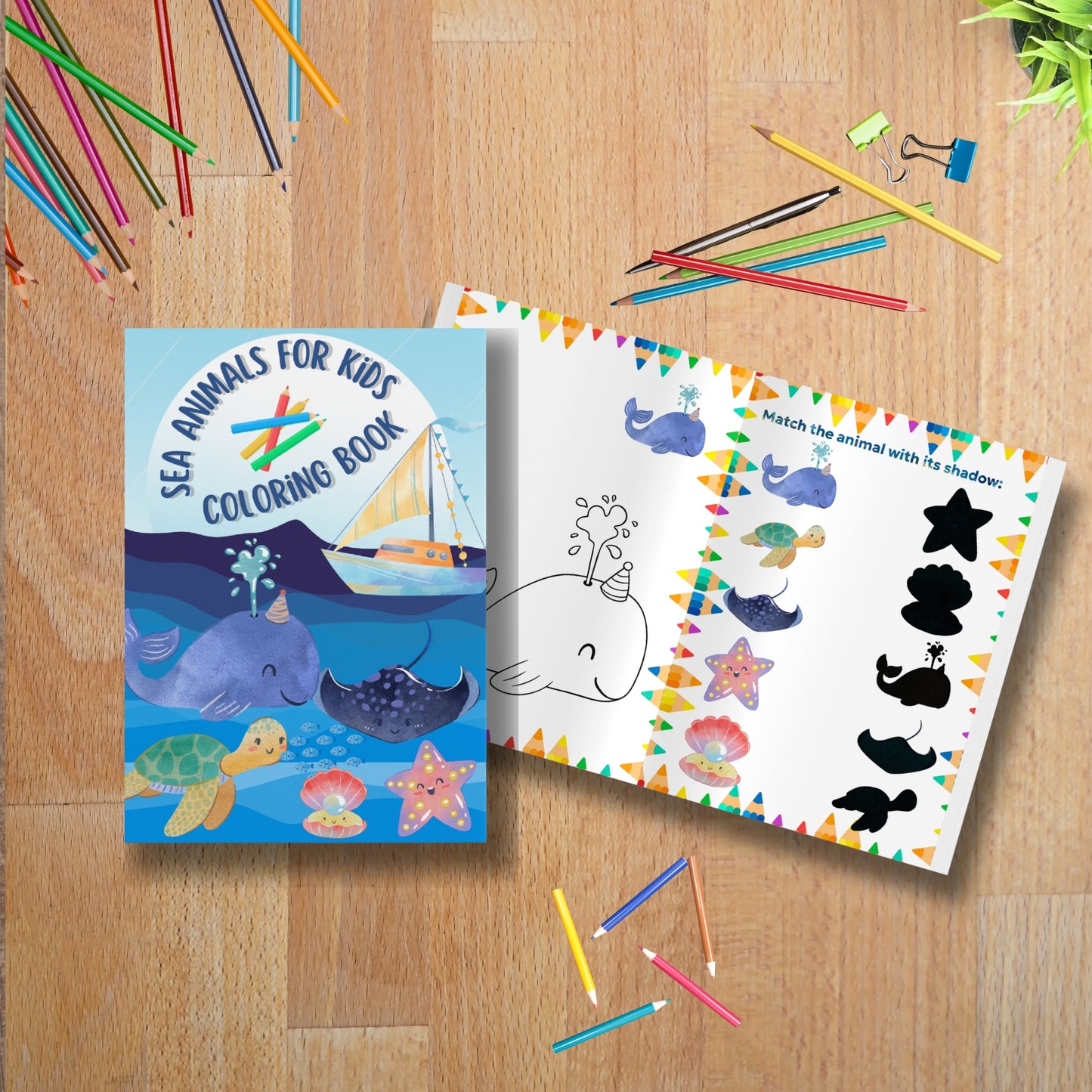 Sea Animals - Activity books (3 Books)